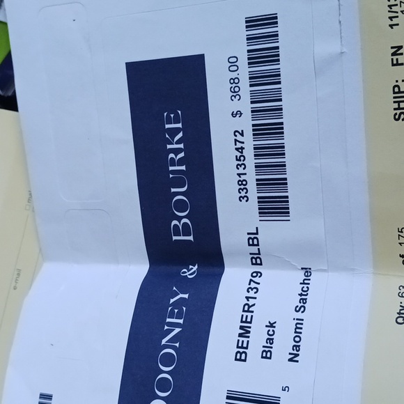 Gorgeous Black Leather Naomi Satchel - Picture 9 of 11